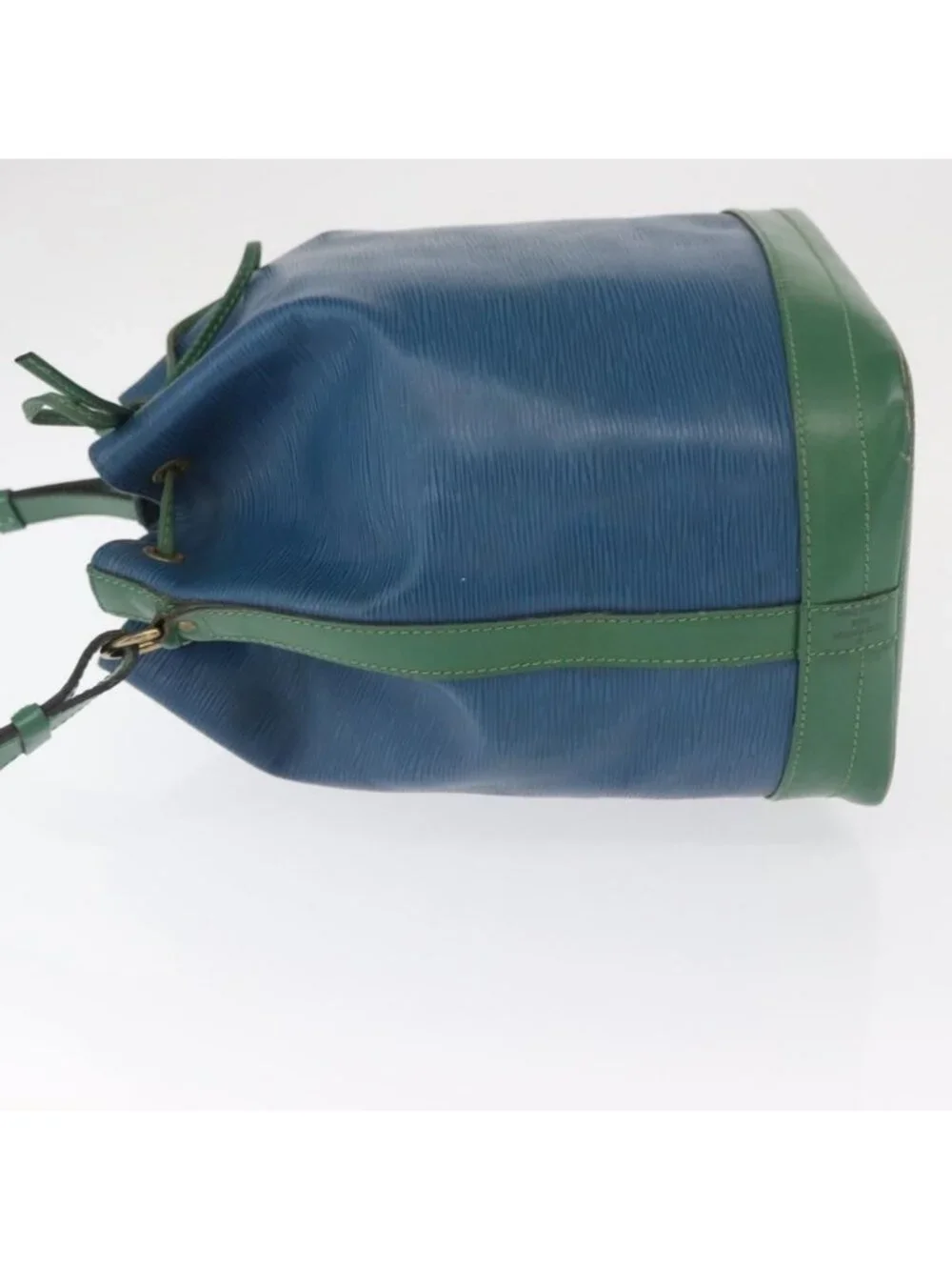 Authentic LOUIS VUITTON Epi Noe Shoulder Bag Bicolor Green Blue M44044 LV